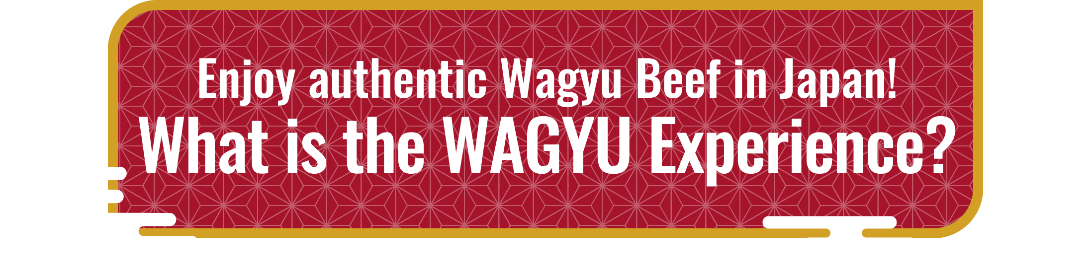 Enjoy authentic Wagyu Beef in Japan!What is the WAGYU Experience?