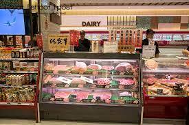 Japan Meat Counter at Cold Strage in Takashimaya 